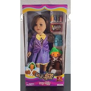 My Life As WILLY WONKA & THE‎ CHOCOLATE FACTORY Brunette Hair 18" Doll New